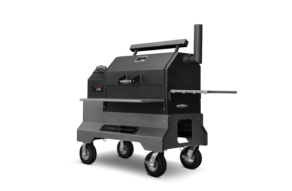 YS640S Competition Pellet Grill with Steel Shelves and Drawer by Yoder Smokers