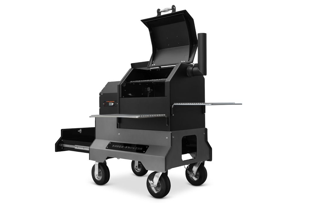 YS480S Competition Pellet Grill with Wire Shelves and Drawers by Yoder Smokers