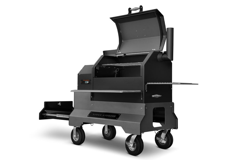 YS640S Competition Pellet Grill with Wire Shelves and Drawer by Yoder Smokers