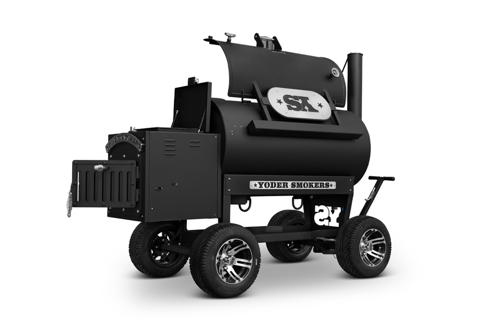 Cimarrons on Competition Stand by Yoder Smokers