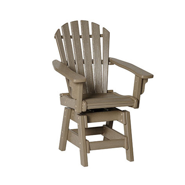 Coastal Swivel Dining Chair