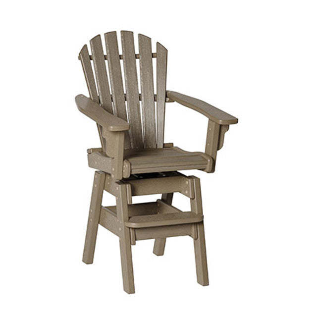 Coastal Swivel Bar Chair 