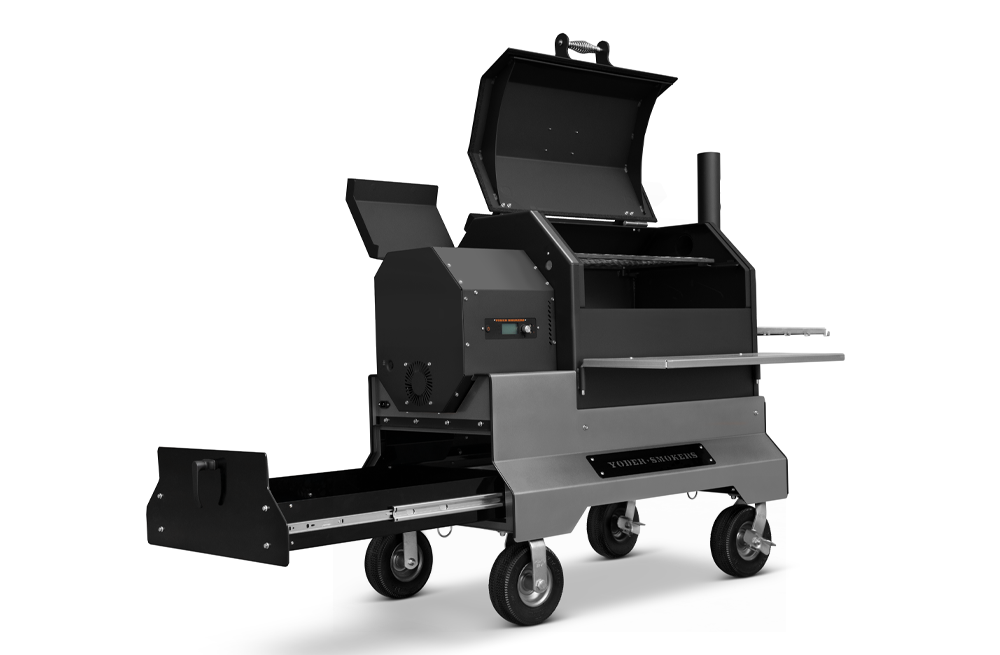 YS640S Competition Pellet Grill with Steel Shelves and Drawer by Yoder Smokers