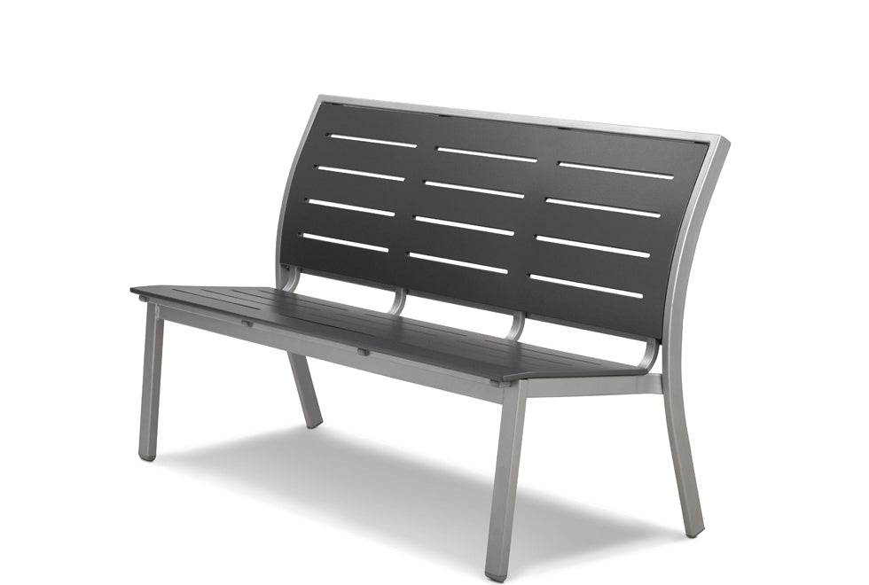 Bazza 56" Stacking Armless Bench By Telescope Casual