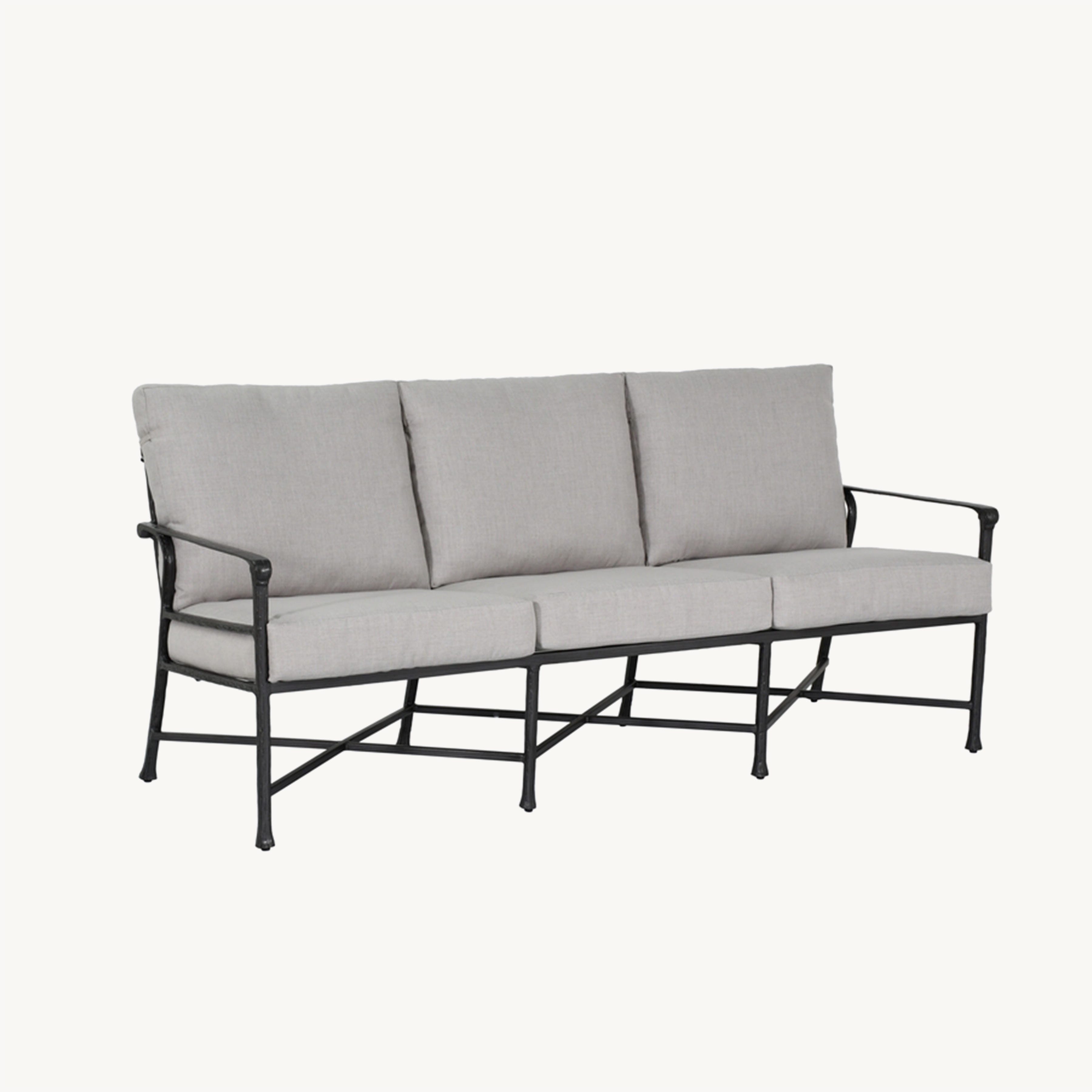 Buy Bellagio Cushioned Loveseat w/ Two Accent Pillows By Castelle - Classic  Patio Furniture On Sale $4,650.00