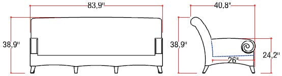 Antigua Sofa by Patio Renaissance