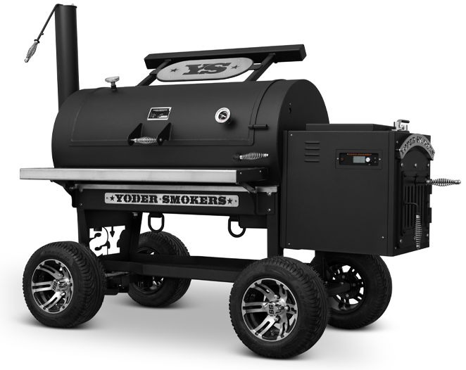 Cimarrons on Competition Stand by Yoder Smokers