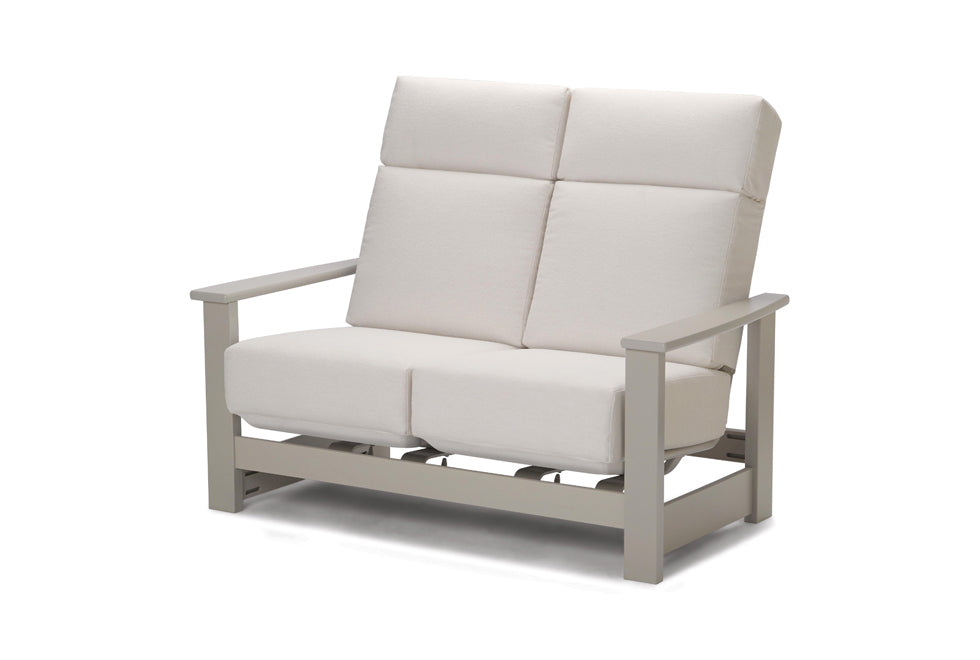 Leeward MGP Cushion Supreme Hidden Motion Loveseat w/ MGP Arms