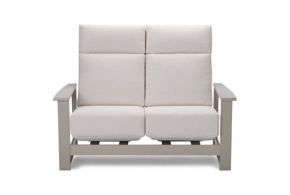 Leeward MGP Cushion Supreme Hidden Motion Loveseat w/ MGP Arms