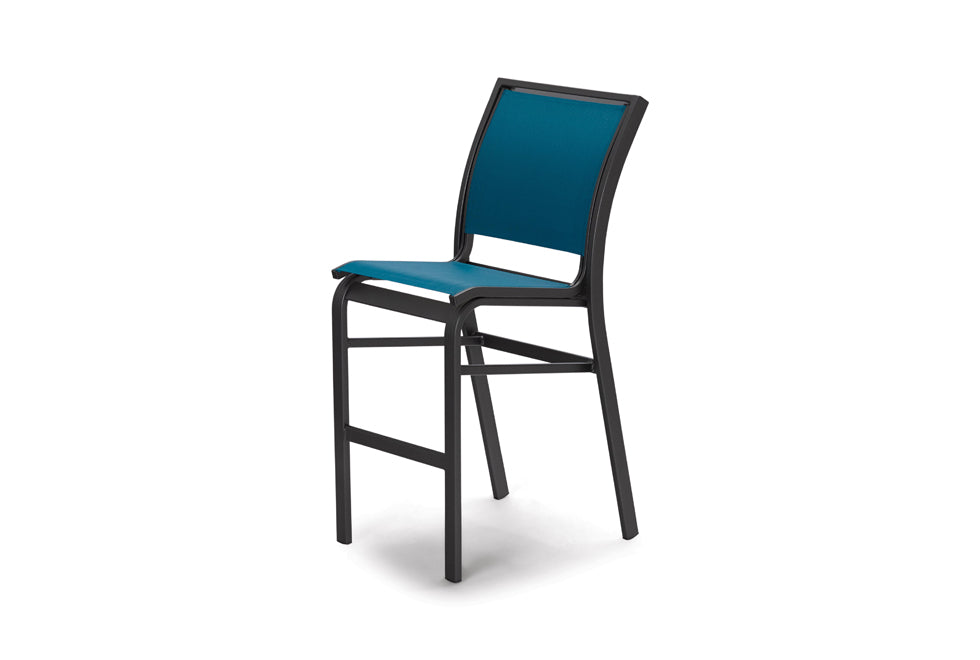 Kendall Sling Bar Height Stacking Armless Cafe Chair