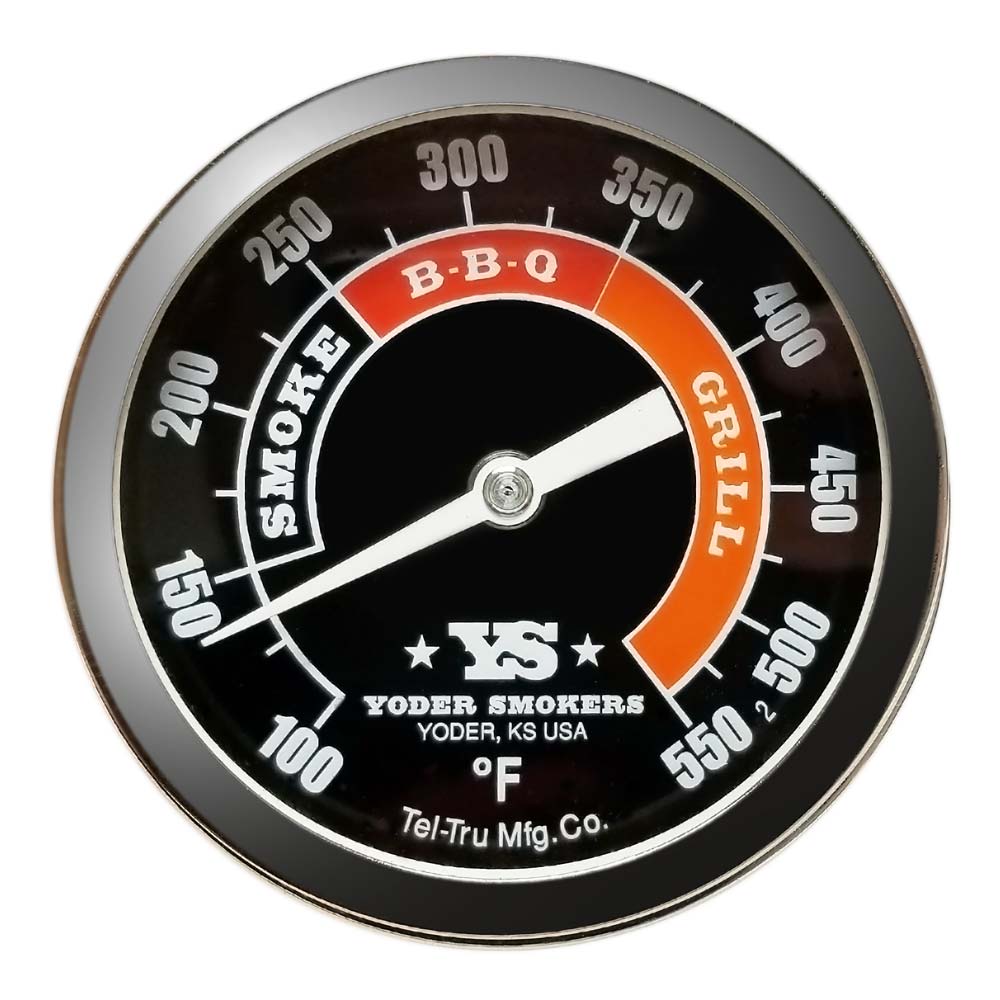 Door Thermometer Gauge YS Tel-Tru® Temperature Gauge by Yoder Smokers