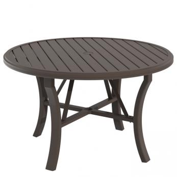 Banchetto 48" Round KD Dining Umbrella Table