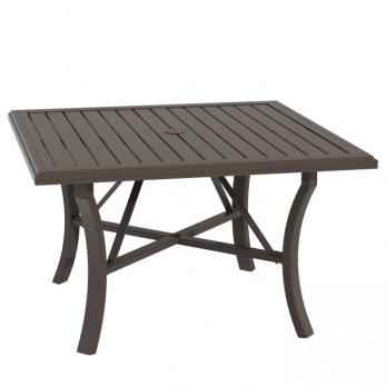 Banchetto 48" Square KD Dining Umbrella Table