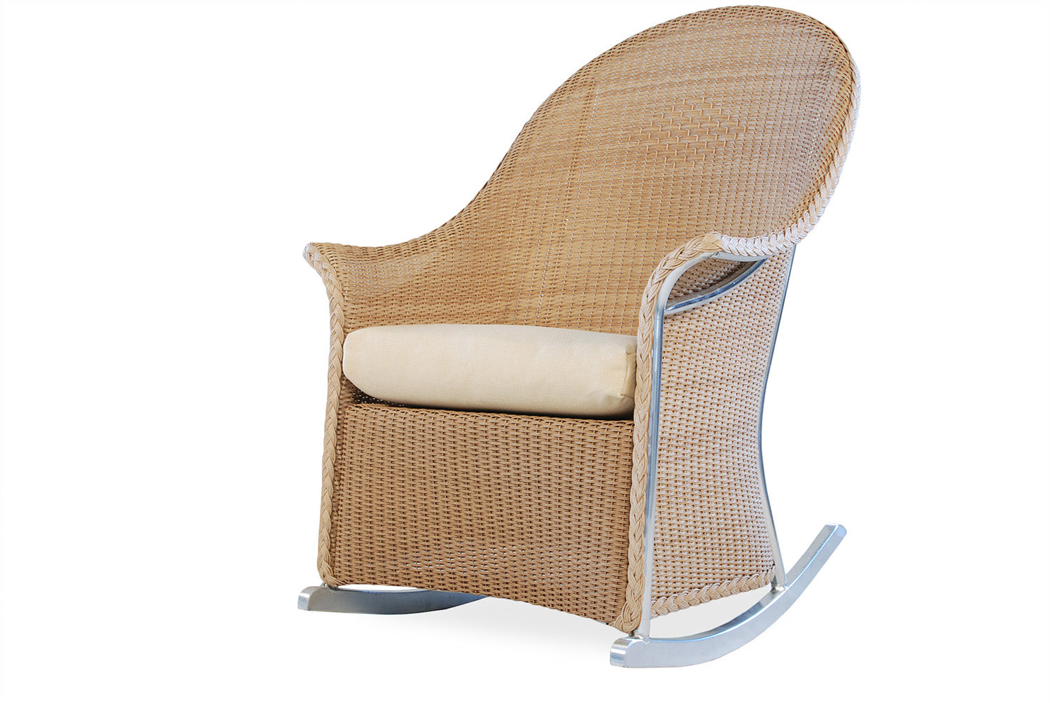 Loom High Back Porch Rocker By Lloyd Flanders