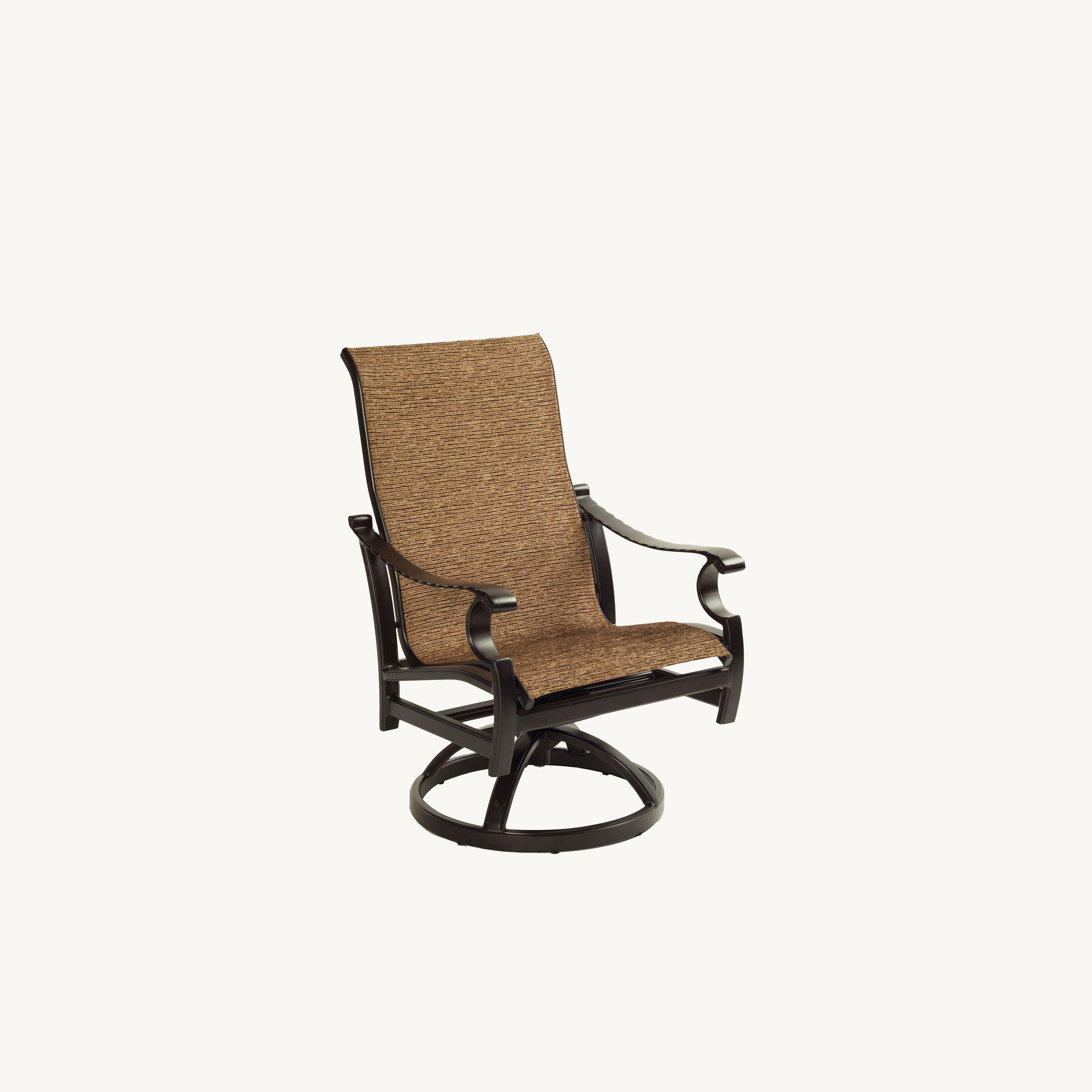 Swivel rocker sling patio chairs hot sale