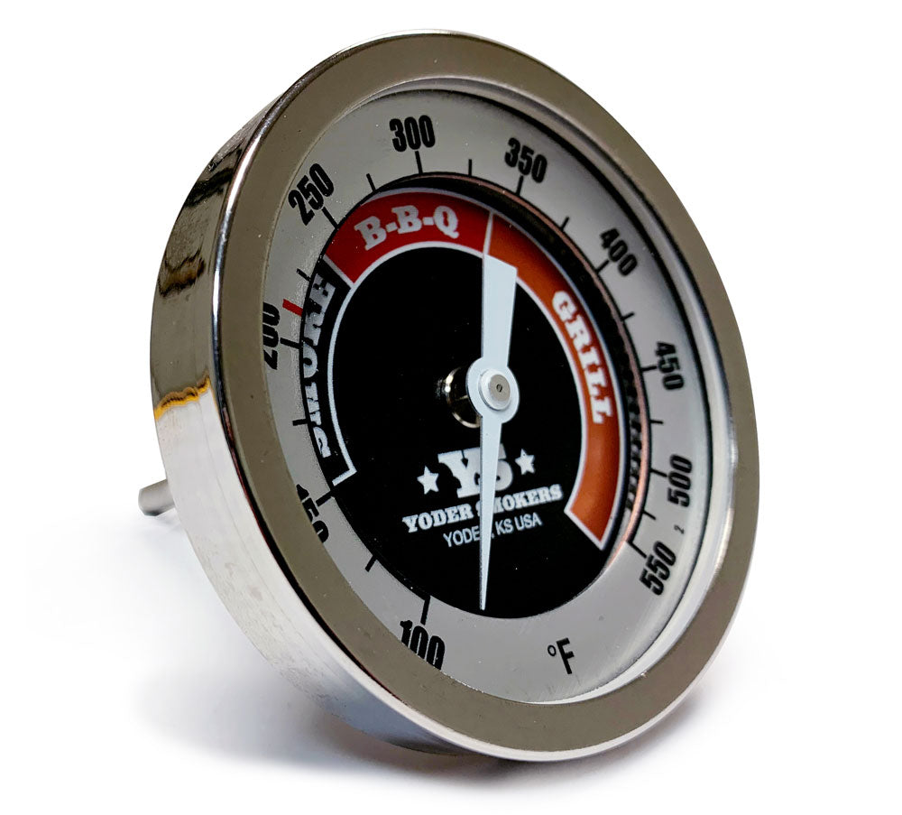 YS Tel-Tru® Threaded Temperature Gauge for Offset Smokers by Yoder Smokers