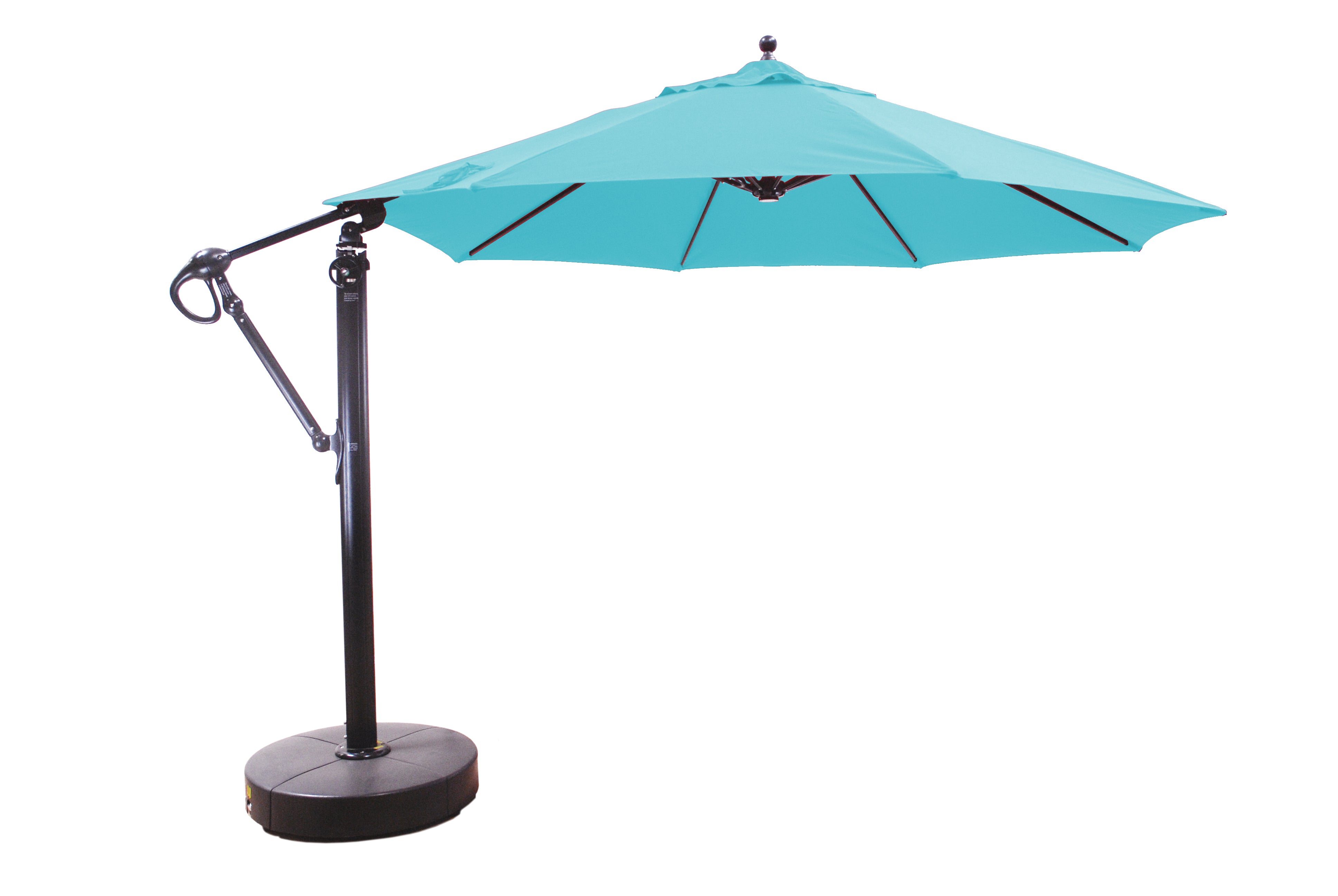 11F Octagonal Cantilever Umbrella With Base by Galtech