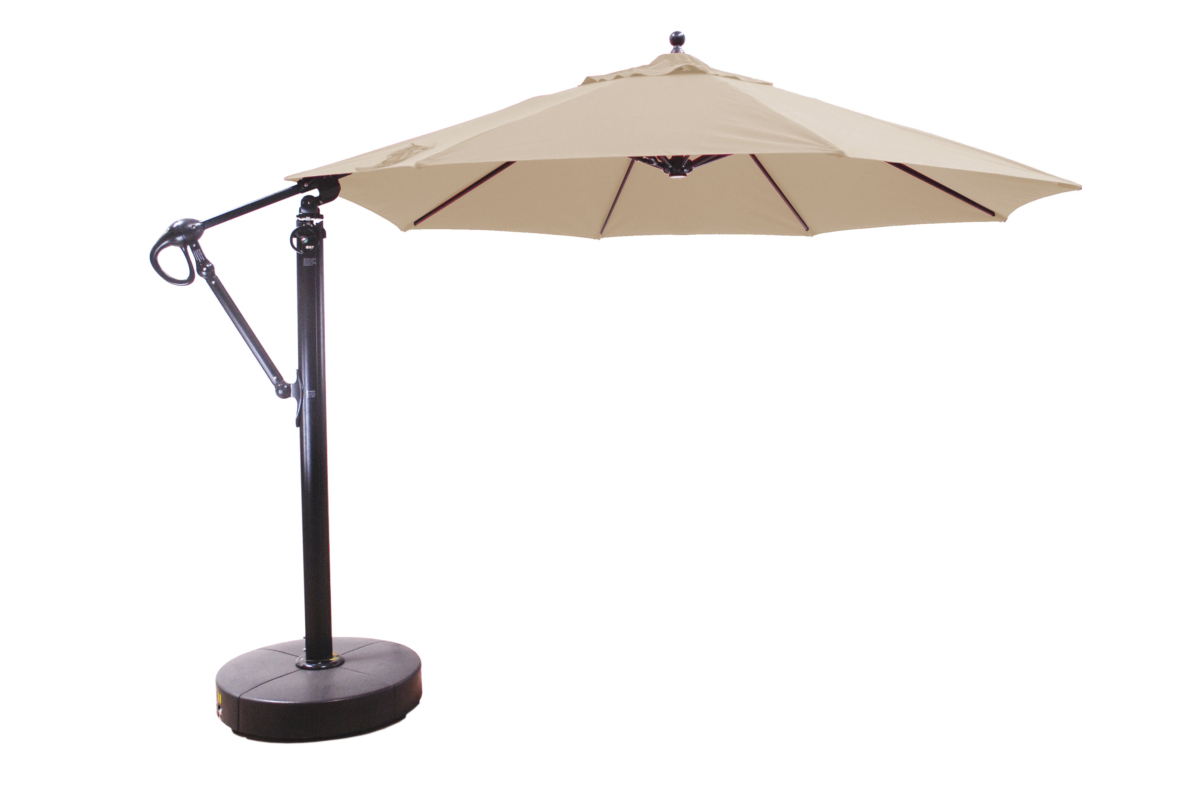 11F Octagonal Cantilever Umbrella With Base by Galtech