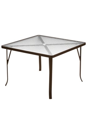 Acrylic 42" Square Dining Table (ADA Compliant)