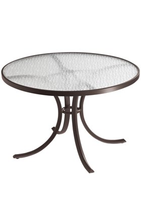 Acrylic 42" Round Dining Table