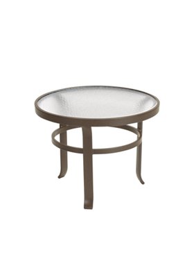 Acrylic 24" Round Tea Table