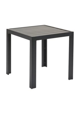 Aluminum Slat 24" Square End Table by Tropitone