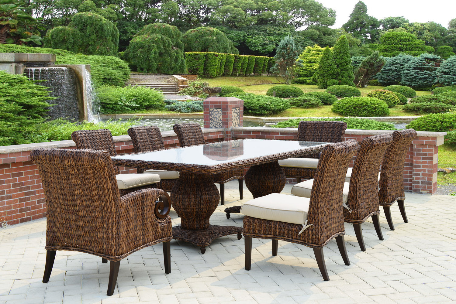 Renaissance outdoor patio dining set sale