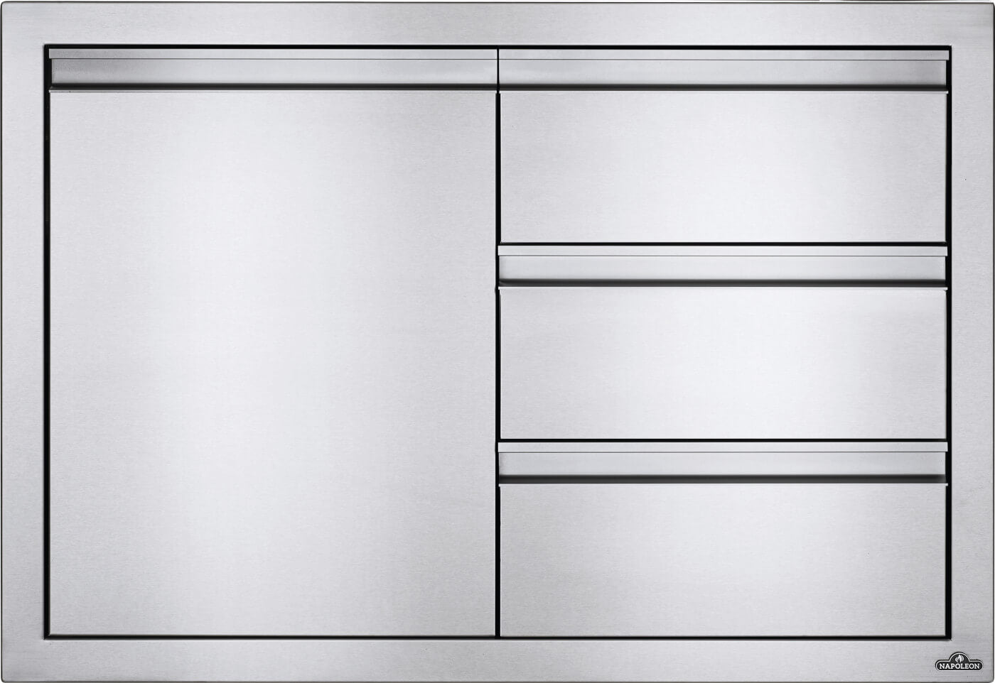 36 x 24 inch Single Door & Triple Drawer Combo