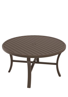 Banchetto 54" Round KD Dining Umbrella Table