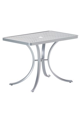 Boulevard 36" x 24" Rectangular Dining Umbrella Table