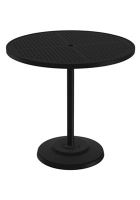 Boulevard 42" Round KD Pedestal Bar Umbrella Table