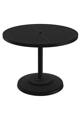 Boulevard 36" Round KD Pedestal Dining Umbrella Table