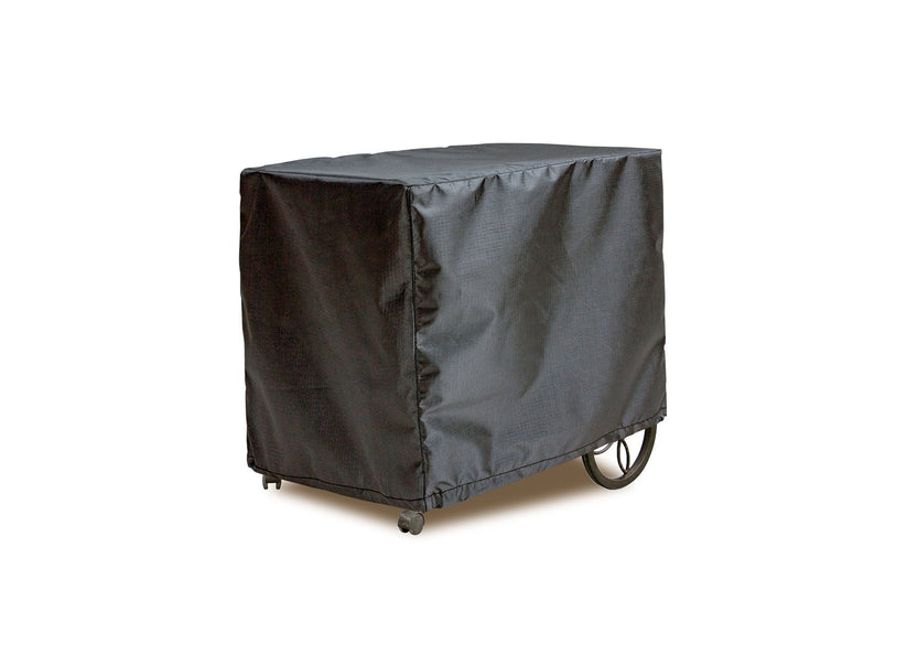 Tea Cart Cover - 37.5'' W x 26'' D x 32''/33.5'' H - Mercury By Shield