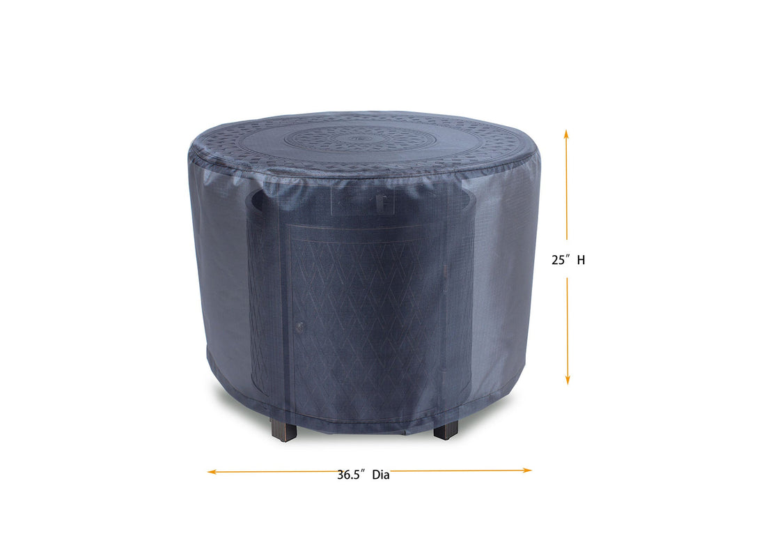 Round Fire Table Cover Dimensions