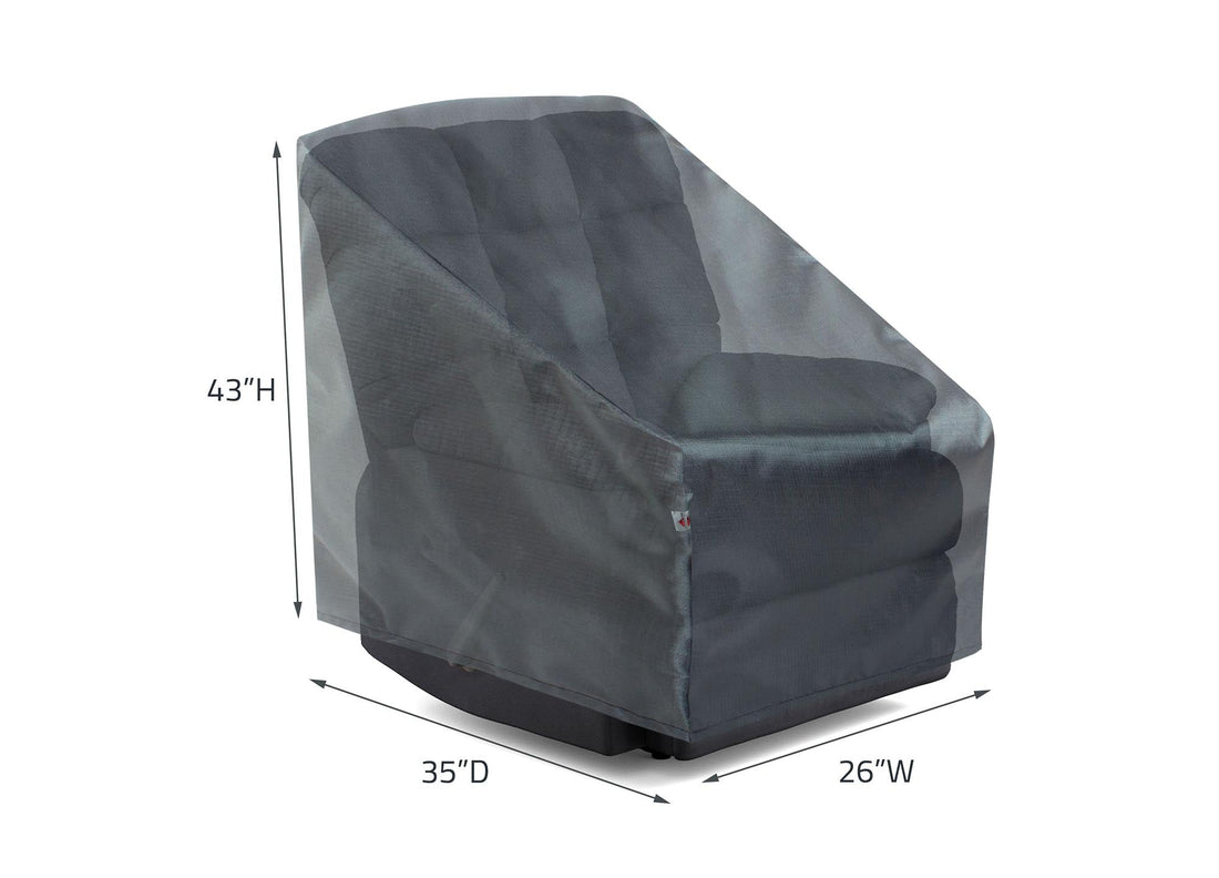 Recliner Chair Cover - 26" W x 35" D x 43" H - Mercury By Shield