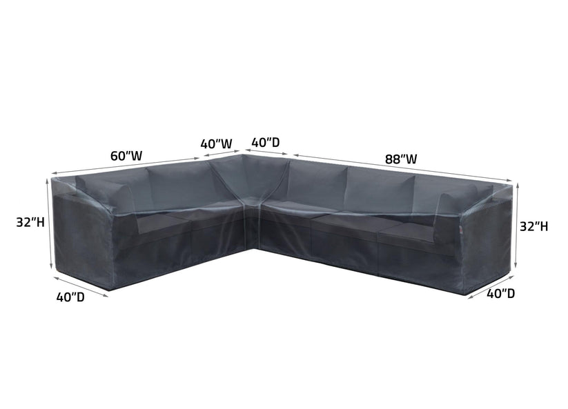 Modular Cover Loveseat Right End Dimensions