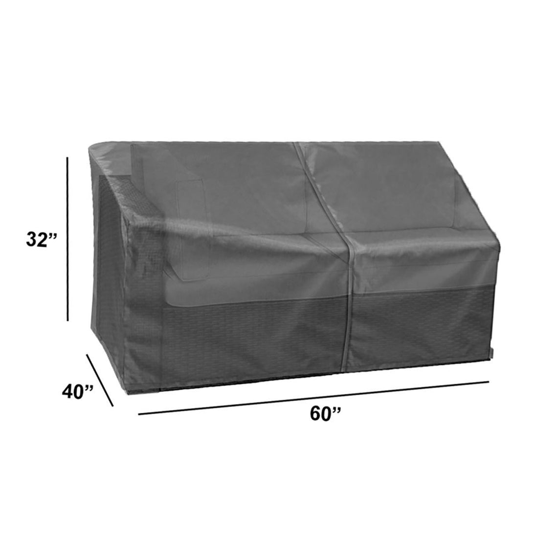 Modular Cover Loveseat Right End Dimensions