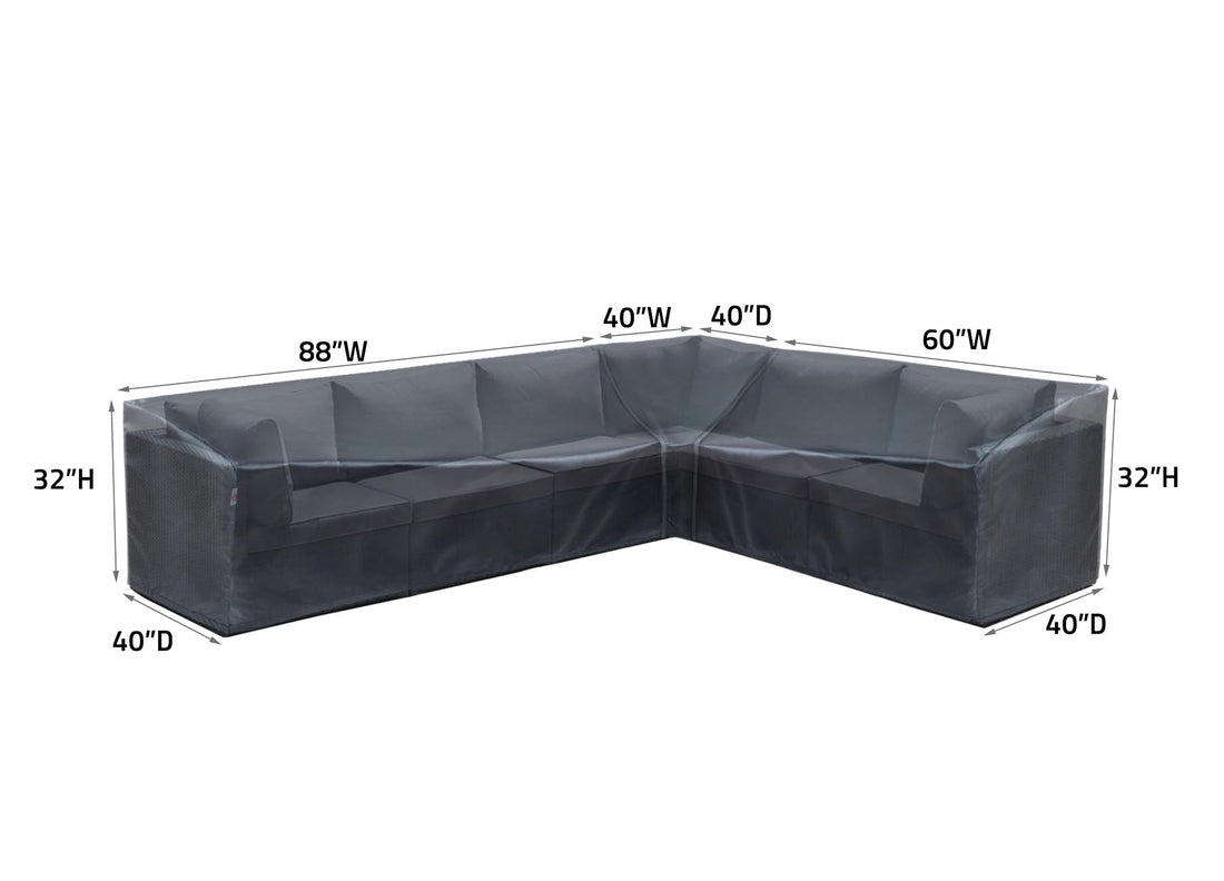 Modular Cover Sofa Left End Dimensions