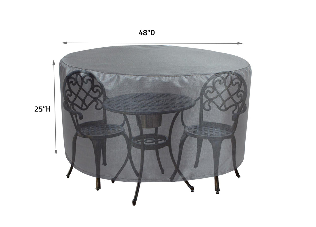 Round/Square Table Chair Cover DImensions