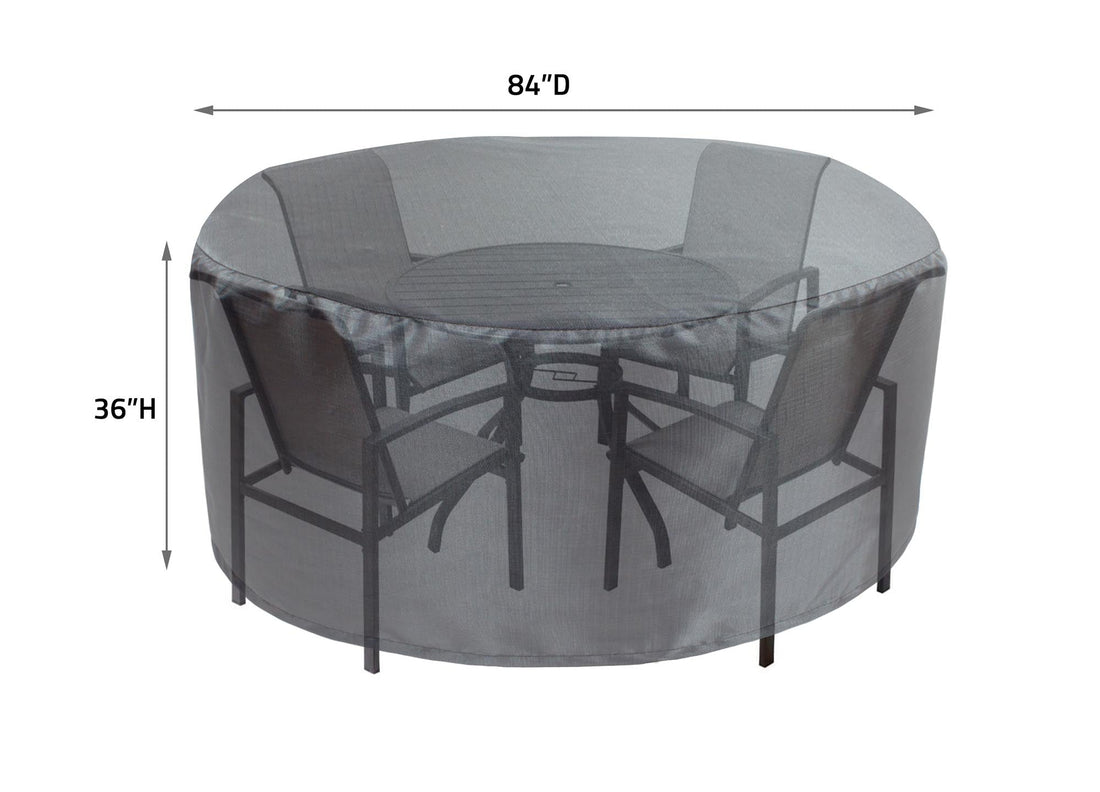 Round/Square Table Chair Cover Dimensions