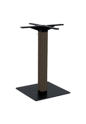 Evo Woven Pedestal Bar Table Base