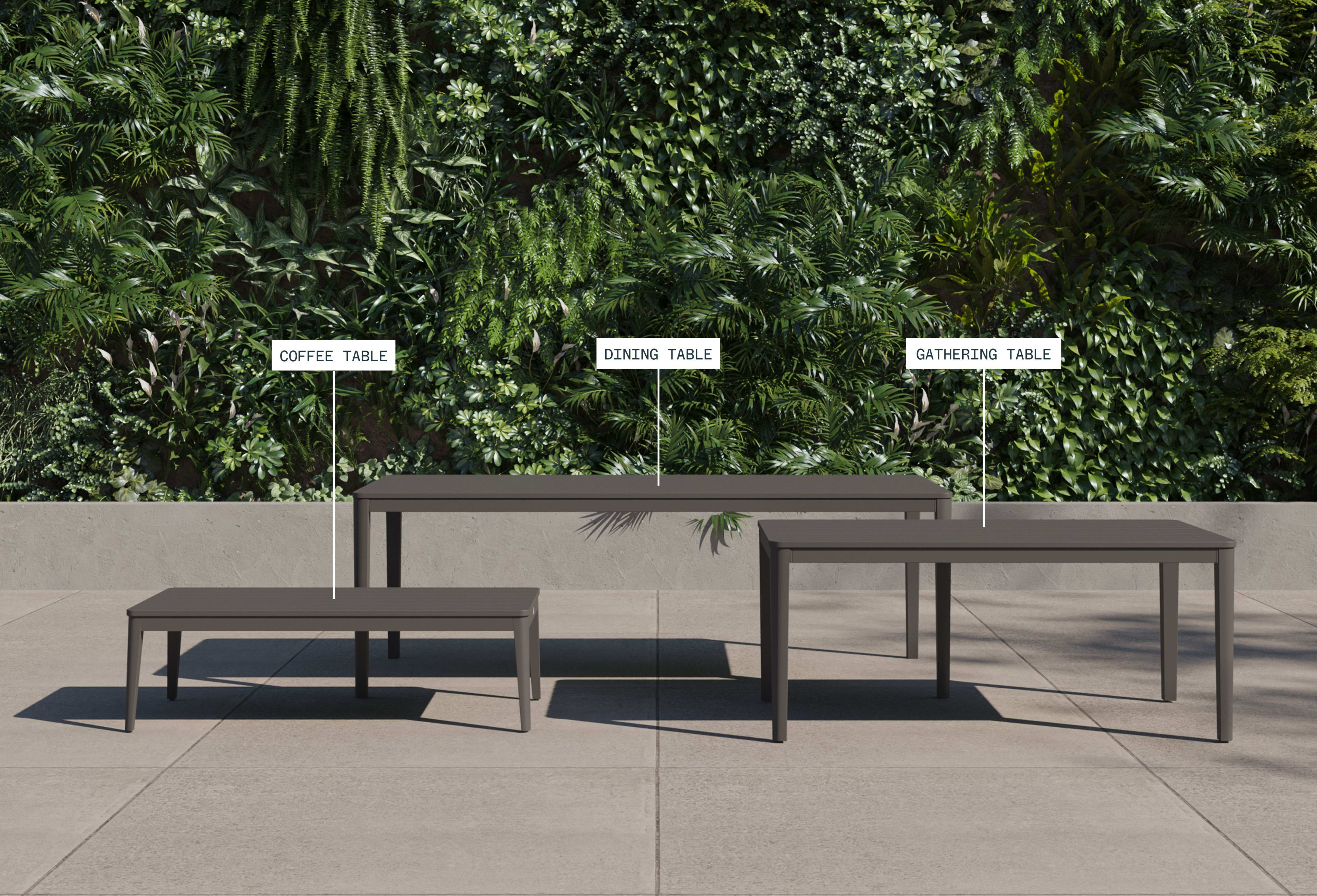 Aluminum Outdoor Gathering Table By Outer