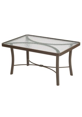 Obscure Glass 36" x 24" Coffee Table