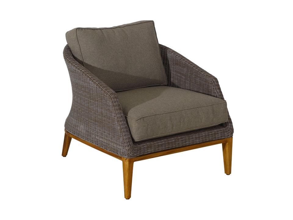 Portola Wicker Club Chair By Classic Teak