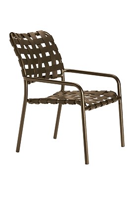 Kahana Cross Strap Dining Chair by Tropitone