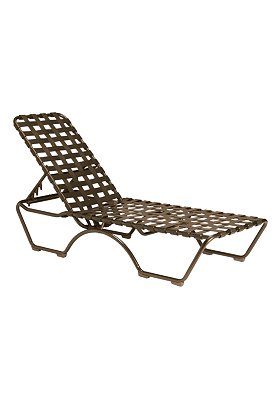 Kahana Cross Strap Chaise Lounge by Tropitone