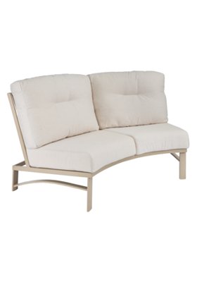 Kenzo Armless Crescent Love Seat