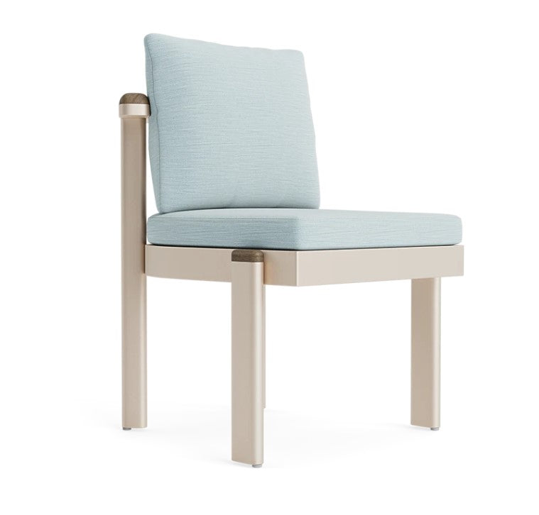 Luca Side Chair W/Teak by Brown Jordan