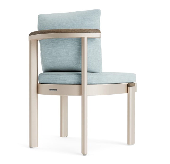 Luca Side Chair W/Teak by Brown Jordan