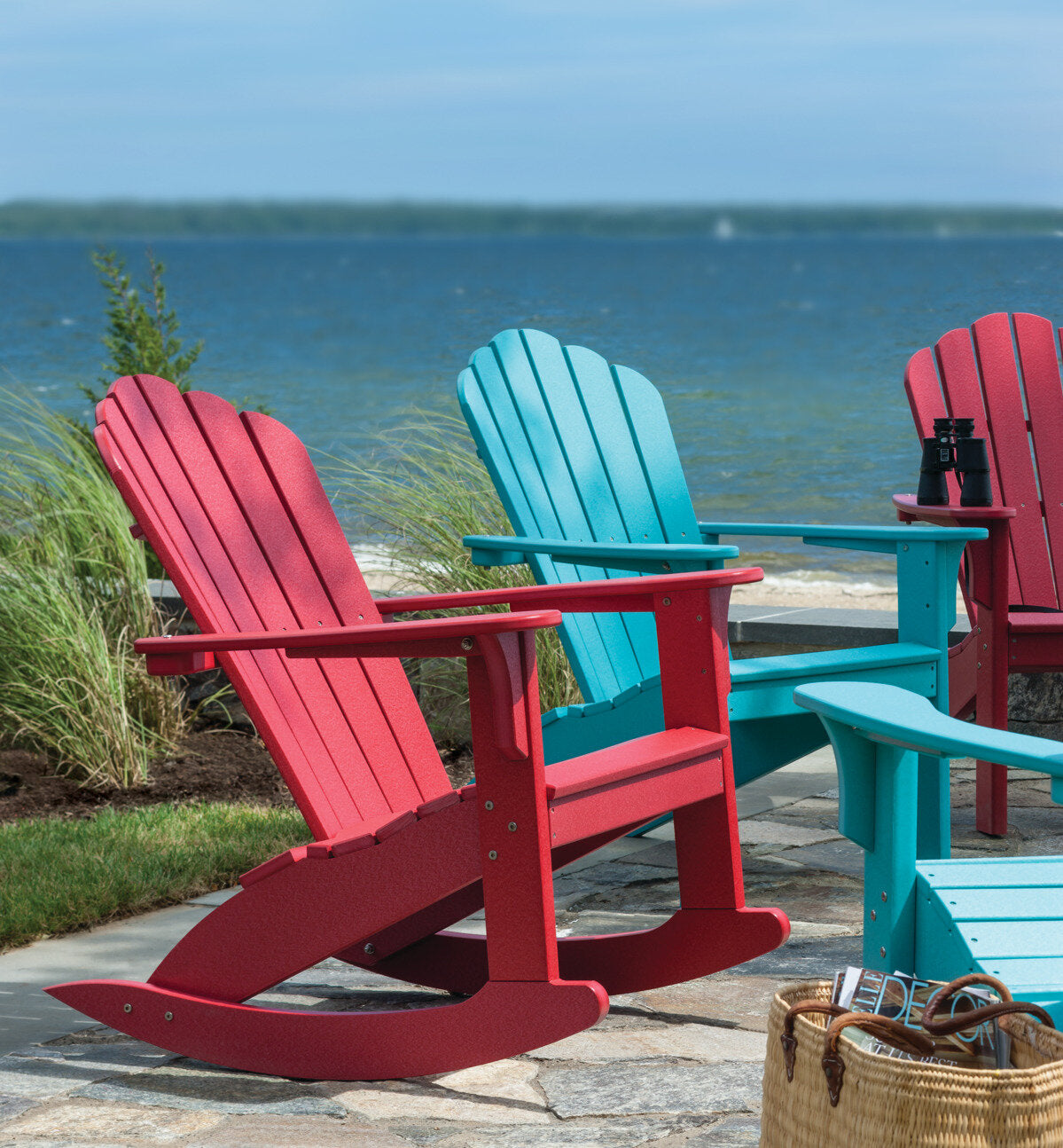 Coastline Harbor View Adirondack Rocker 